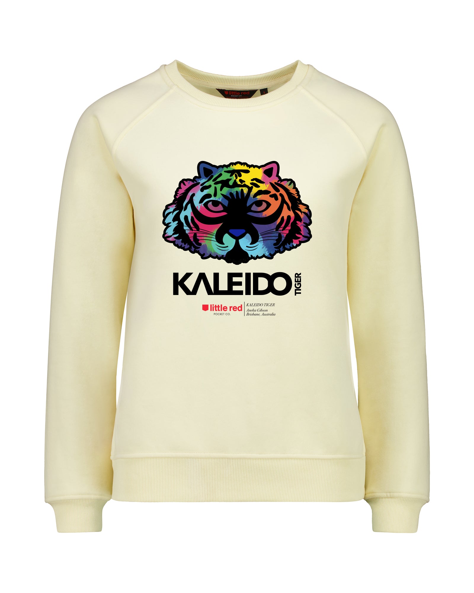 "Kaleido Tiger" Female Crewneck Sweater