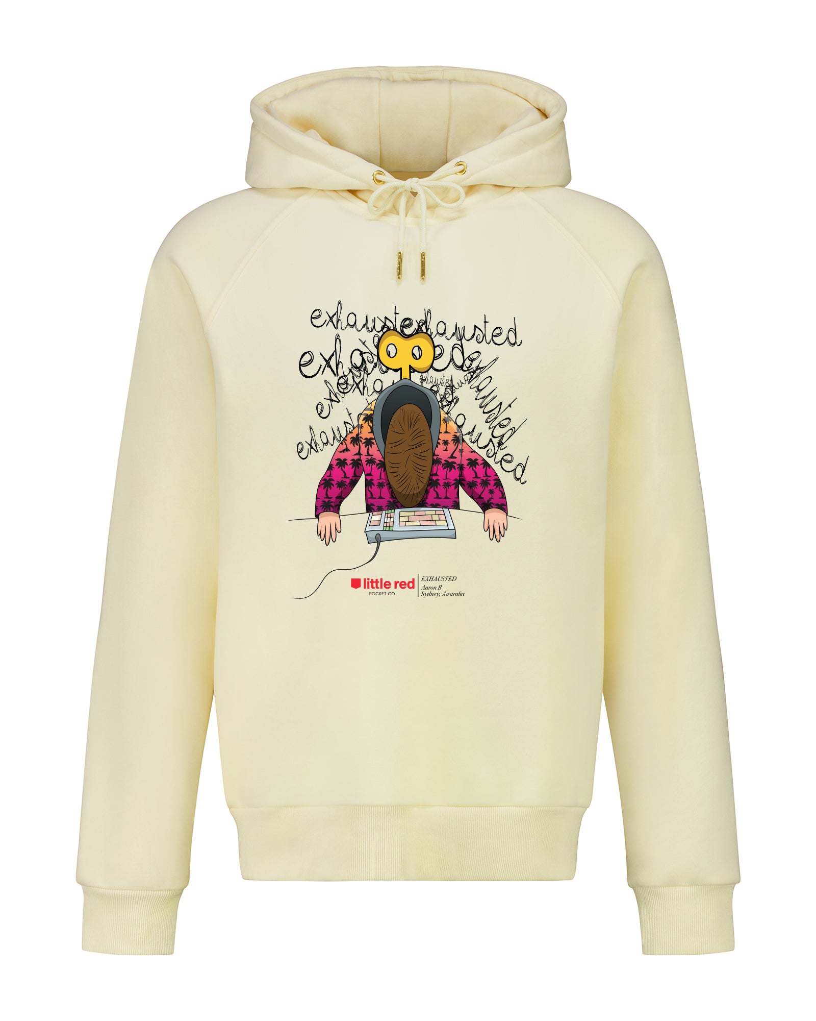 "Exhausted" Oversize Hoodie