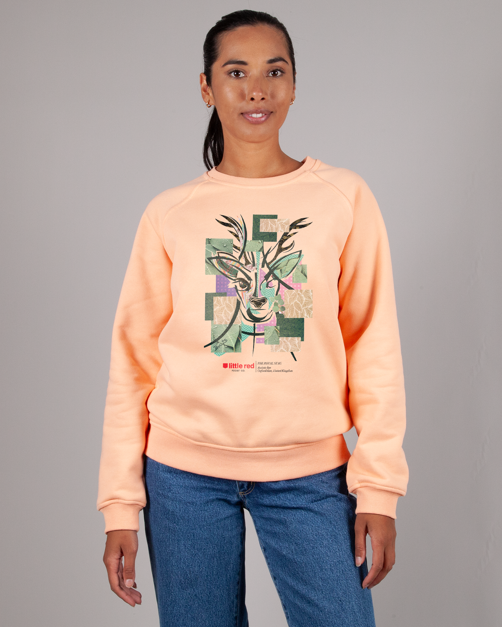 "The Royal Stag" Female Crewneck Sweater